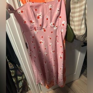 Re:Named Floral Midi Dress